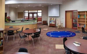 Select cokc cesar chavez elementary interior media center oklahoma city ok