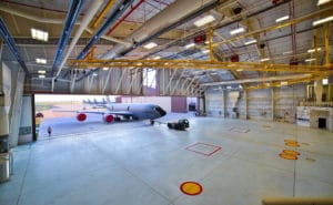 kc 135 hangar interior tinker afb