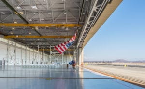 Select navfac hangars 4 7 interior with flag mcas miramar ca