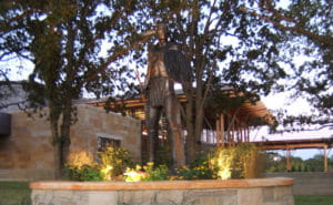 Chickasaw Nation Cultural Center and Museum Exterior Statue Sulphur Oklahoma