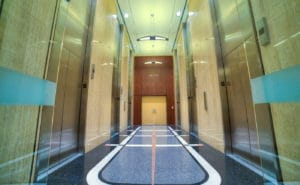 conoco phillips building office restack interior lobby elevator bartlesville ok