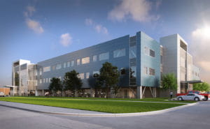 faa multi-purpose building renovation exterior from curb oklahoma city oklahoma