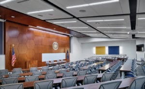 kbi forensic lab office interior training room lenexa ks