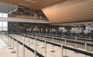 Will Rogers World Airport Terminal Expansion Interior Security Lines Oklahoma City