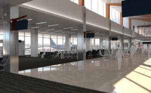 Will Rogers World Airport Terminal Expansion Interior Gates Oklahoma City