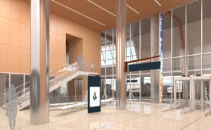 Will Rogers World Airport Terminal Expansion Interior Rendering