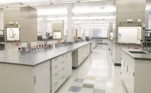 osbi forensic science center interior laboratory 2