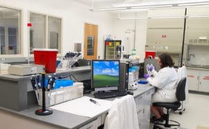 osbi forensic science center interior laboratory 3