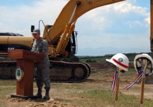 Officials break ground on new building