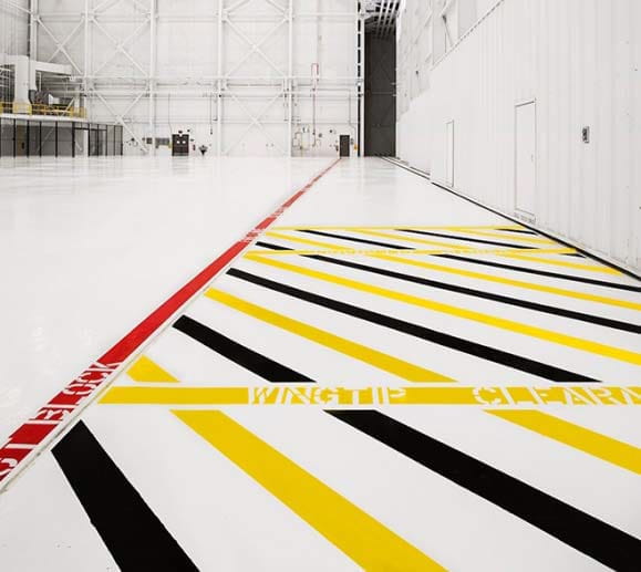 FSB Hangar Floor Markings