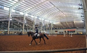 state fair equestrian barn superbarn interior oklahoma city ok