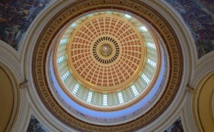 state of ok capitol dome rotunda okc ok