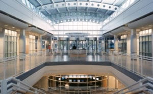 united airlines maintenance center commons building interior indianapolis in