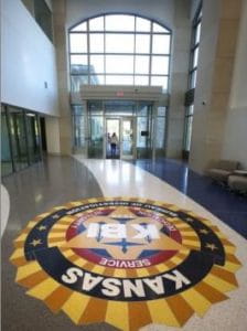 kansas bureau of investigation lab main lobby entrance