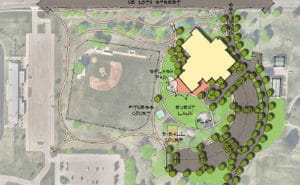 Douglass Park Recreation Center site concept