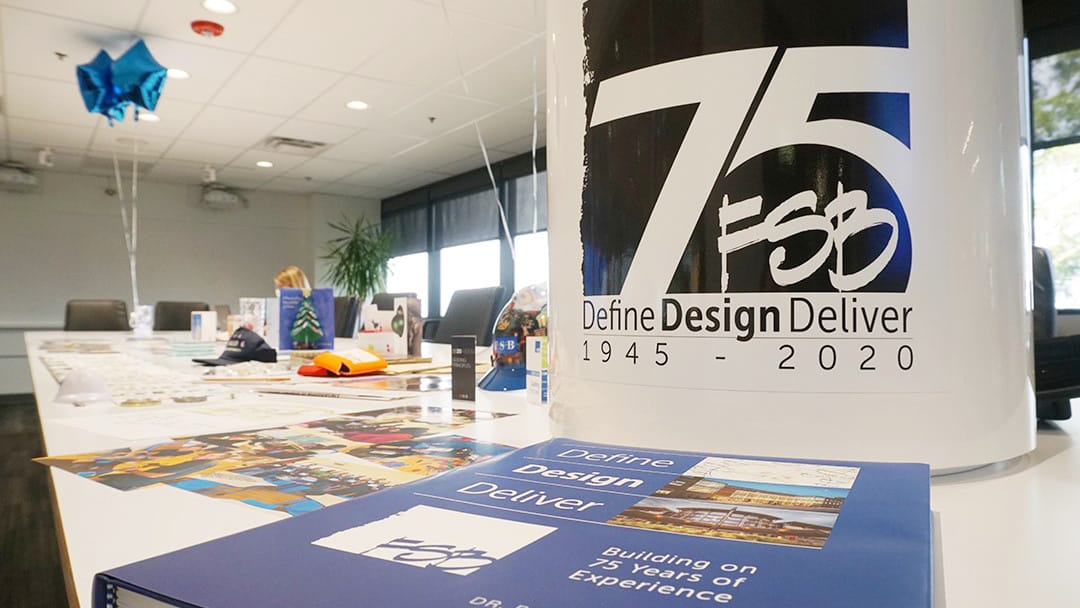 FSB's time capsule in celebration of the firm's 75th anniversary
